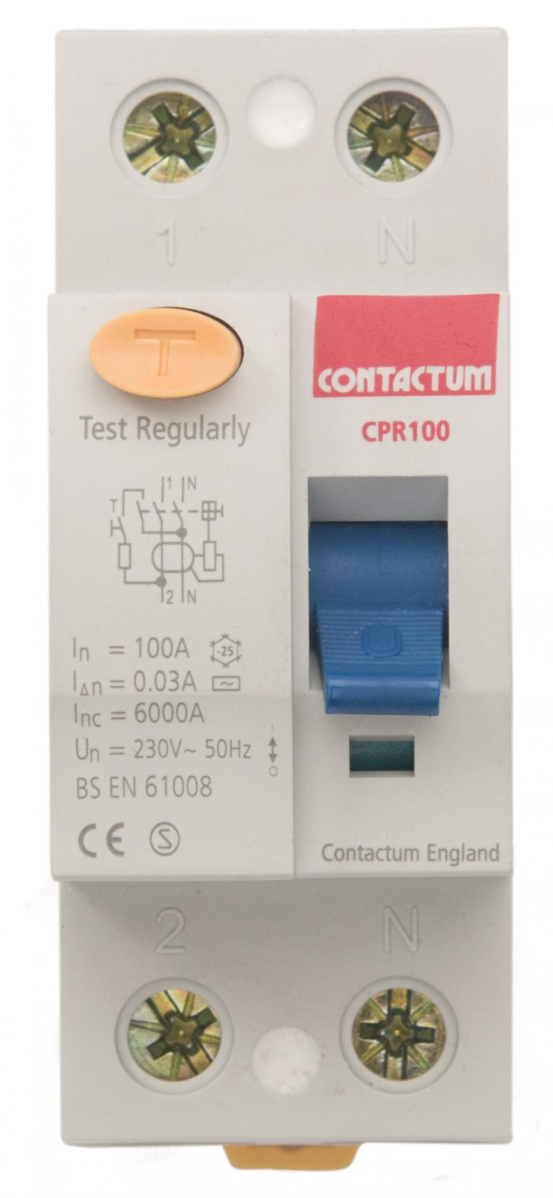 circuit breakers main switch RCD various models//ratings Contactum MCBs